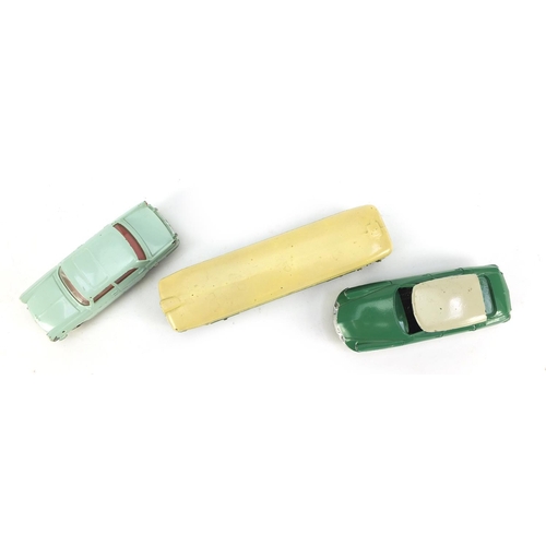 5254 - Three vintage Dinky die cast vehicles including Autobus