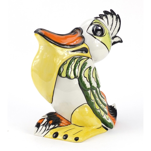 3641 - Lorna Bailey Studio Designs figure of Pedro the pelican, limited edition, 64/75, 33cm high