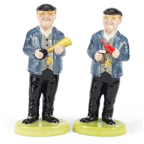 3251 - Two Lorna Bailey 2006 figures of Steaming Fred - limited edition 3/100 and Fred Dibnah - limited edi... 