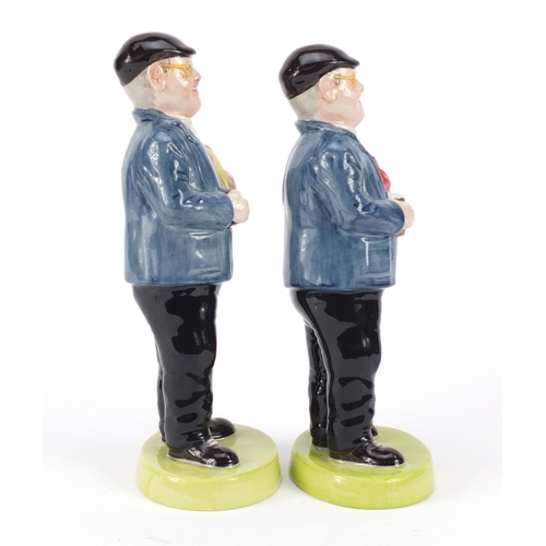 3251 - Two Lorna Bailey 2006 figures of Steaming Fred - limited edition 3/100 and Fred Dibnah - limited edi... 