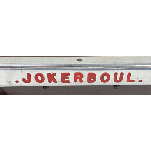 3748 - Vintage French Joker Boul pinball slot machine, 65cm H x 50cm W x 22.5cm D