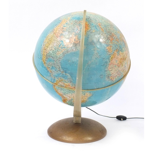 4007 - Large Illumina globe by Purnell & Sons of London, 58cm high