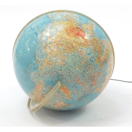 4007 - Large Illumina globe by Purnell & Sons of London, 58cm high