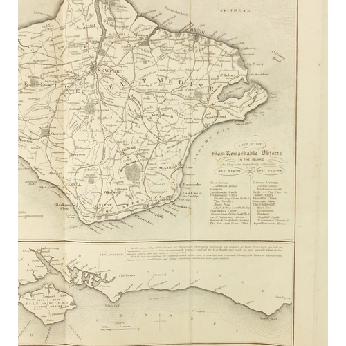 3878 - Barbers picturesque illustrations of Isle of Wight, 19th century hardback book with plates