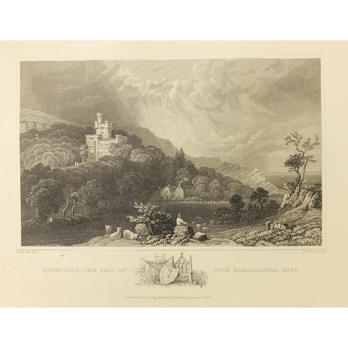 3878 - Barbers picturesque illustrations of Isle of Wight, 19th century hardback book with plates