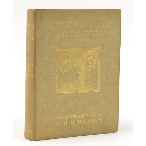 3873 - Midsummer's Night Dream by William Shakespeare, hardback book with illustrations by Arthur Rackham, ... 