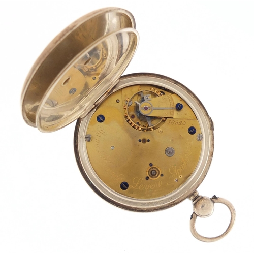 3865 - Victorian gentlemen's silver open face pocket watch by James Henry, numbered 18945 to the movement, ... 