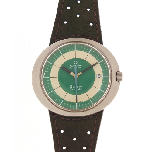3424 - 1960's gentlemen's Omega Geneve Dynamic automatic wristwatch with green dial