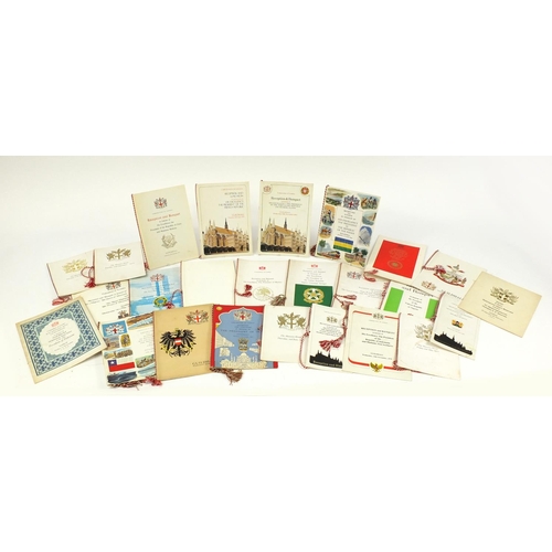 3883 - 1960's and later Guildhall, The Mansion House and other banquet/luncheon menus honouring Presidents,... 