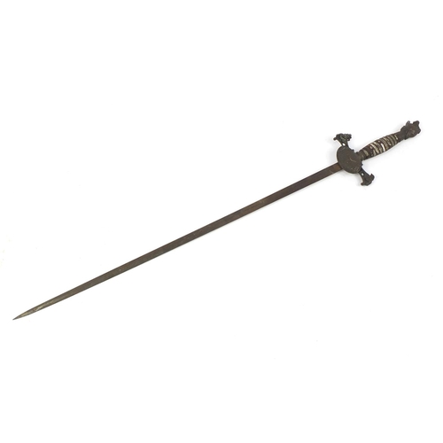 3635 - American Knight's of Pythias Fraternal ceremonial sword, 90cm in length