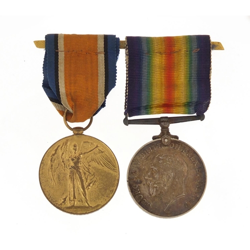 3285 - British military World War I pair awarded to 2448PTE.P.WILKES.21-LOND.R.