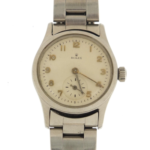 4013 - Gentlemen's Rolex Oyster wristwatch with subsidiary dial, the case numbered 363617, 30mm in diameter... 