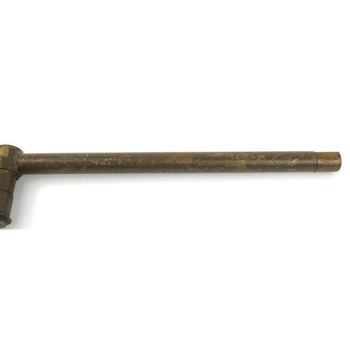 3292 - British military World War I periscope by R & J Beck, numbered 25654, 58.5cm in length