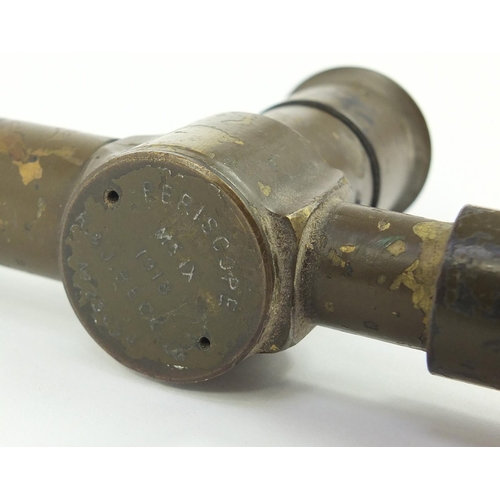 3292 - British military World War I periscope by R & J Beck, numbered 25654, 58.5cm in length