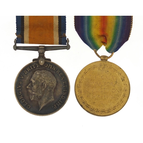 3628 - British military World War I pair awarded to 159772SPR.A.MEWETT.R.E.