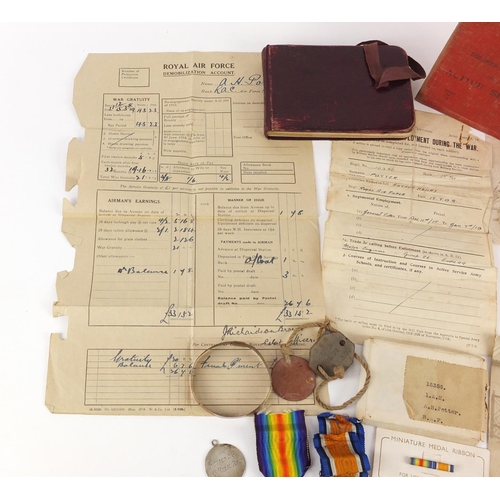 3190 - British military World War I Royal Air Force medal group relating to First Class Air Mechanic Arthur... 