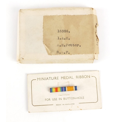 3190 - British military World War I Royal Air Force medal group relating to First Class Air Mechanic Arthur... 