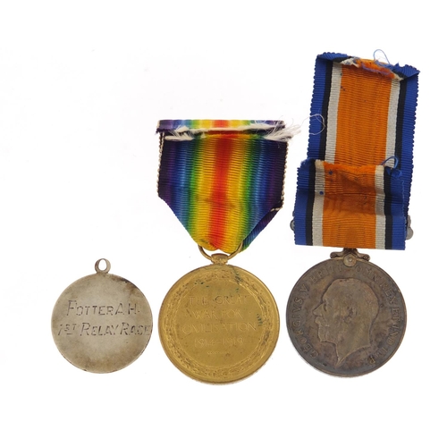 3190 - British military World War I Royal Air Force medal group relating to First Class Air Mechanic Arthur... 