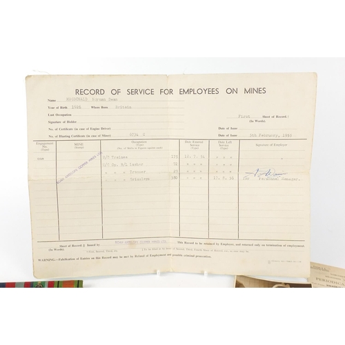 3194 - British military World War II six medal group relating to Norman Swan MacDonald including Government... 