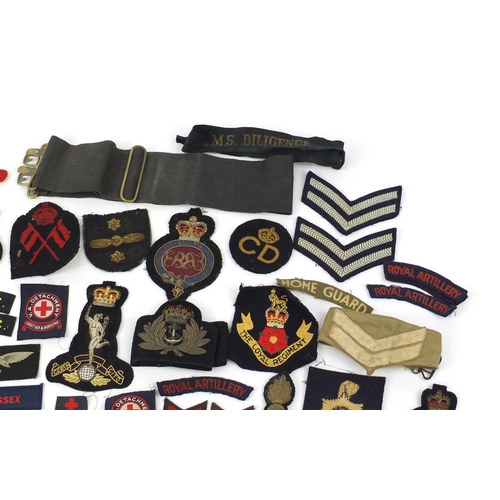 3291 - British and United States militaria including United States Air Corps cloth patch, World War I Volun... 