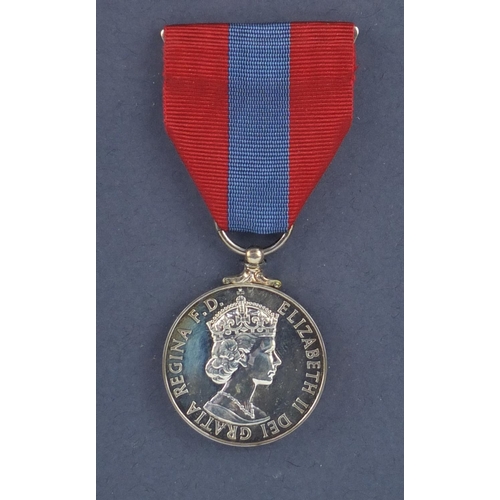 3287 - Two Elizabeth II Imperial Service medals including one with certificate, awarded to Mrs Olwyn Vessey... 