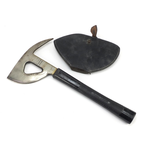 3904 - British military interest fire axe, the blade stamped Chillington Metalax, 41cm in length