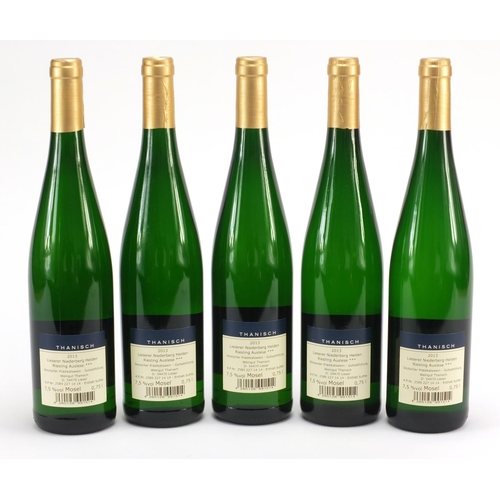3731 - Five bottles of 2013 Weingut Ludwig Thanisch Riesling white wine