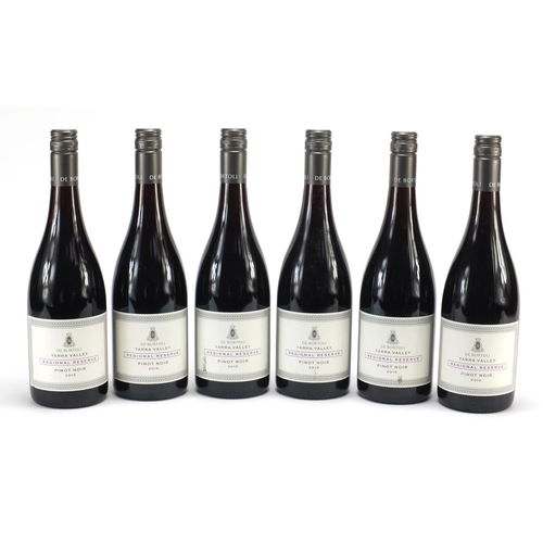 3354 - Six bottles of 2015 De Bortoli Regional Reserve Pinot Noir red wine