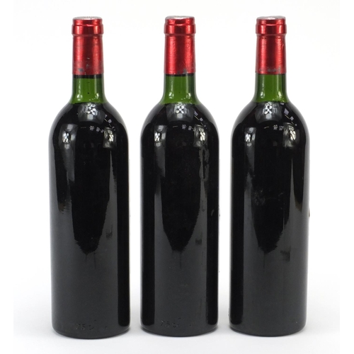 3516 - Three bottles of 1978 Chateau Branaire-Ducru-St Julien red wine