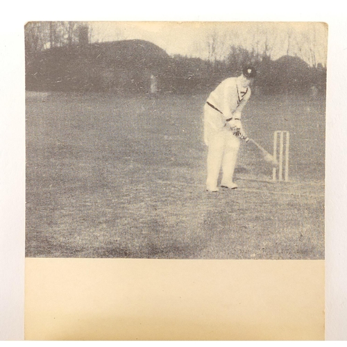 3345 - Early 20th century Frank Woolley cricket flick book, pull to leg and forcing shot, off the back foot... 