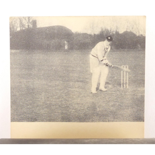 3345 - Early 20th century Frank Woolley cricket flick book, pull to leg and forcing shot, off the back foot... 