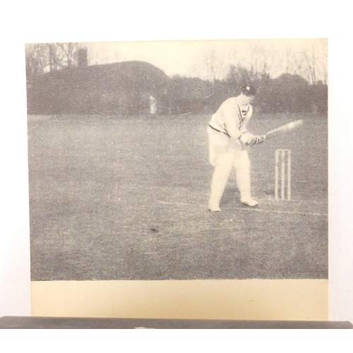 3345 - Early 20th century Frank Woolley cricket flick book, pull to leg and forcing shot, off the back foot... 