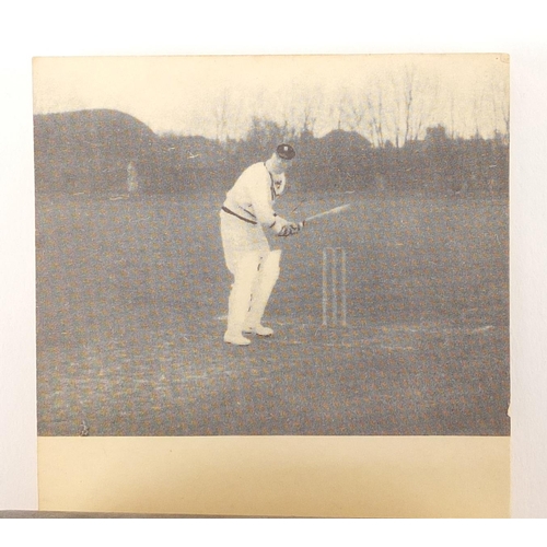 3345 - Early 20th century Frank Woolley cricket flick book, pull to leg and forcing shot, off the back foot... 