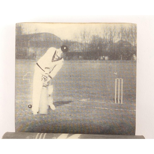 3344 - Early 20th century Frank Woolley cricket flick book, square cut and walking shot