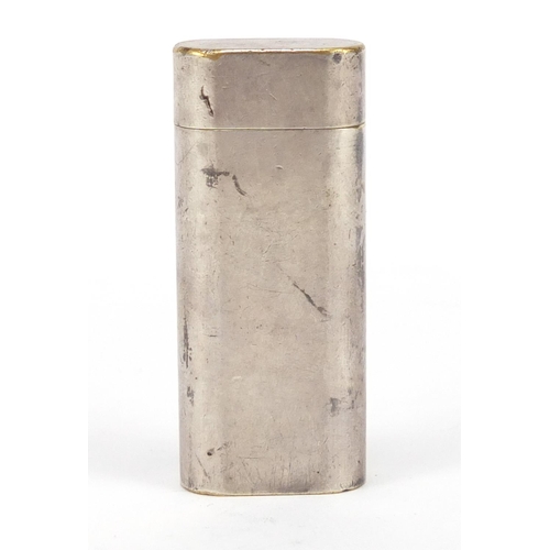 4023 - Vintage Cartier pocket lighter, numbered 99835, 6cm high