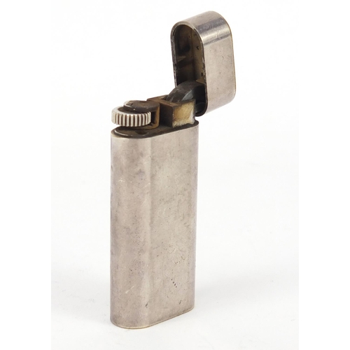 4023 - Vintage Cartier pocket lighter, numbered 99835, 6cm high