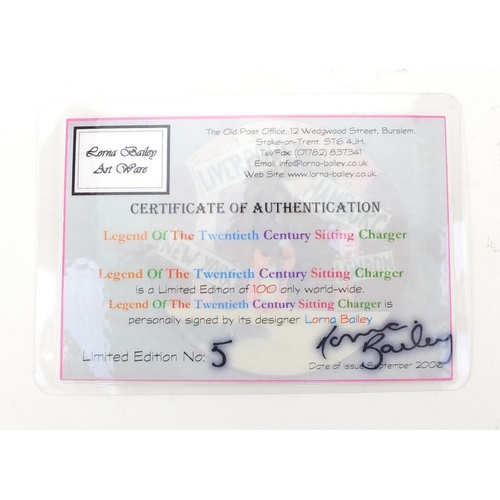 3469 - Beatles related Lorna Bailey 2006 3D charger - Legend of the 20th century sitting, limited edition 5... 