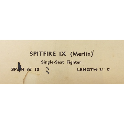 3122 - Collection of British military World War II aircraft recognition sheets published by Fosh & Cross, e... 