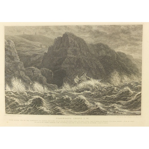 3874 - The Isle of Wight by George Brannon, 19th century hardback book with black and white plates and pull... 