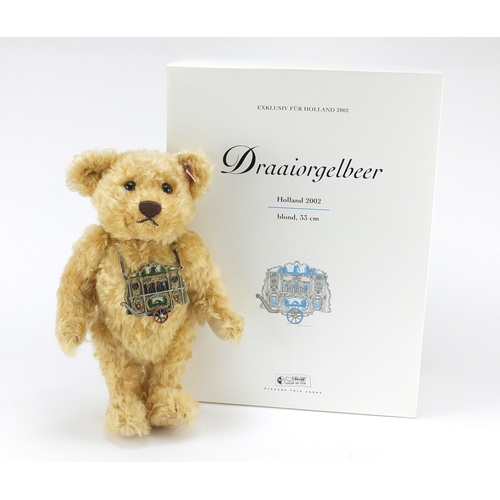 3308 - Steiff Draaiorgelbeer bear made exclusive for Holland 2002, 33cm high (All proceeds from this sale w... 