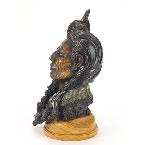 1198 - The Academy collection bust of a red Indian chief, 41cm high