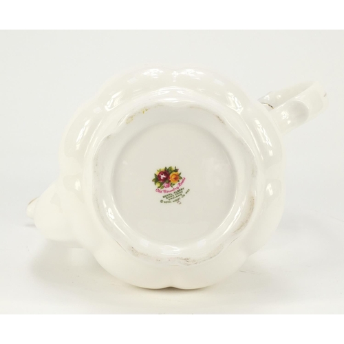 919 - Royal Albert Old Country Roses coffee pot, 25.5cm high