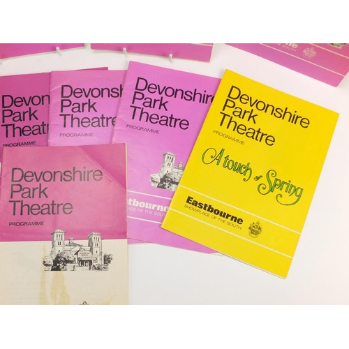 1277 - Signed theatre programmes including Devonshire Park Eastbourne