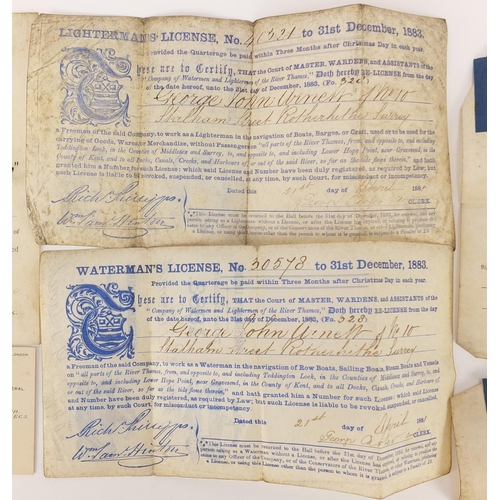 1459 - Antique licences and indentures