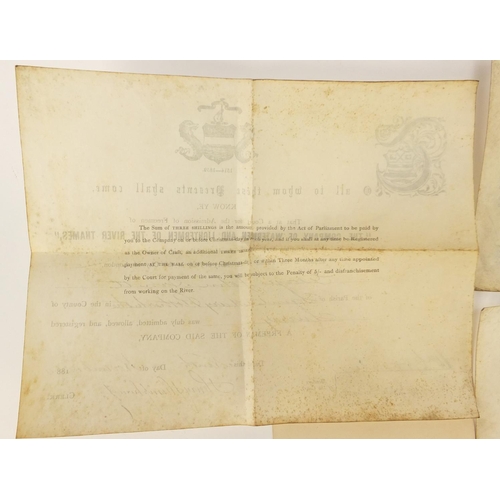 1459 - Antique licences and indentures