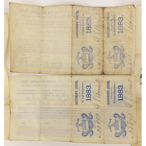 1459 - Antique licences and indentures