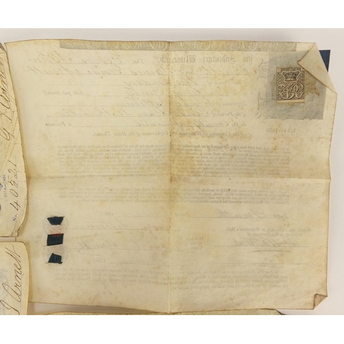 1459 - Antique licences and indentures