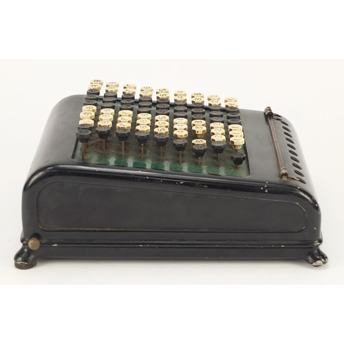 1454 - Vintage Burroughs calculator, 30cm x 25cm