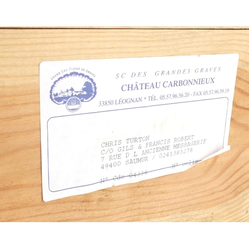 795 - Twelve bottles of 1997 Chateau Carbonnieux Pessac-Leognan 'Grand Cru Classe red wine housed in a sea... 