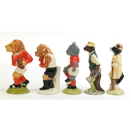 922 - Ten Beswick animals with boxes including Lady Pig, Gardener Rabbit and Gentleman Pig, the largest 14... 